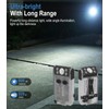 BORUIT V30 Compact LED Flashlight - 365nm UV, Red/Green Light,