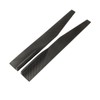 2PCs Side Skirt Winglet Carbon Fiber Style Universal Car Side