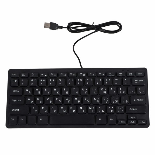 Velaurs Laptop Keyboard,Computer Keyboards USB Keyboard Wired Keyboard 78‑Key PC
