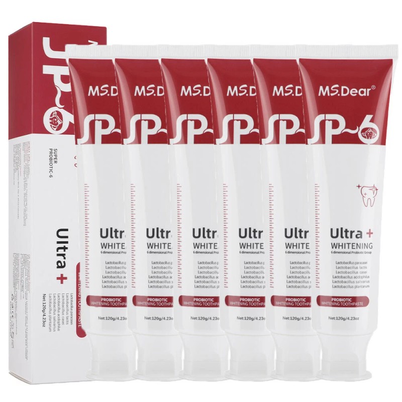 6-1Pack Probiotic Toothpaste SP-6 Whitening Tooth Oral Hygiene Clean Fresh