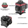 16 Lines Laser Level 4x360° Self Leveling Green Laser Level，4D