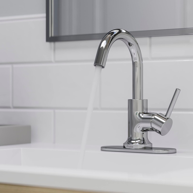 Pfister Zeelan Bathroom Sink Faucet, Single Control, 1-Handle, Single Hole,