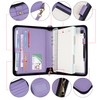 Wason A5 Ring Binder with Zip Portfolio - Faux Leather