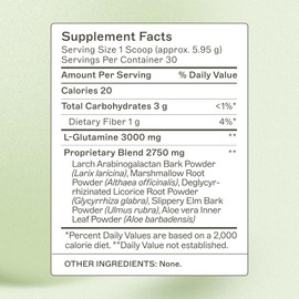 Amy Myers MD Leaky Gut Revive - Gluten-Free & Non-Dairy - Botanical Blend for Healthy Gut Support - GI Health Support with Prebiotic Fiber, Slippery Elm Bark & Marshmallow Root - 6.3 oz (30 Servings)