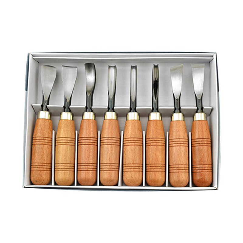 8 In 1 8 Pcs Wood Cutter Wood Carving Tools