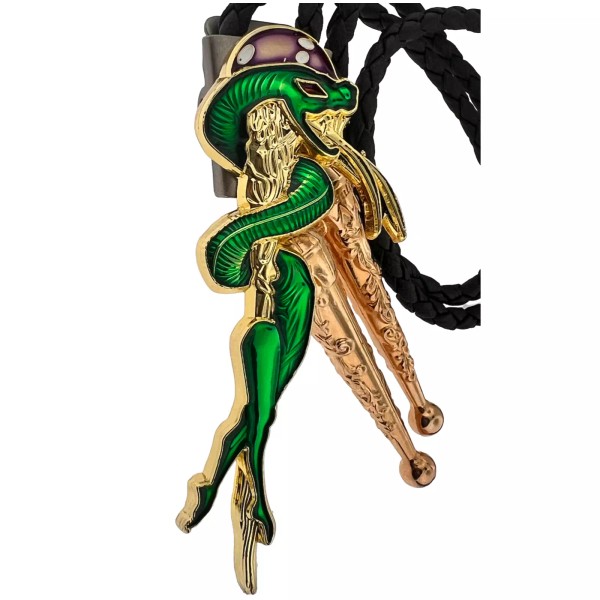 Unbranded Bolo Tie Rod of Asclepius