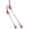 CANSUCC 2pcs Bicycle Wheel Skewer Aluminum Alloy Quick Release Titanium