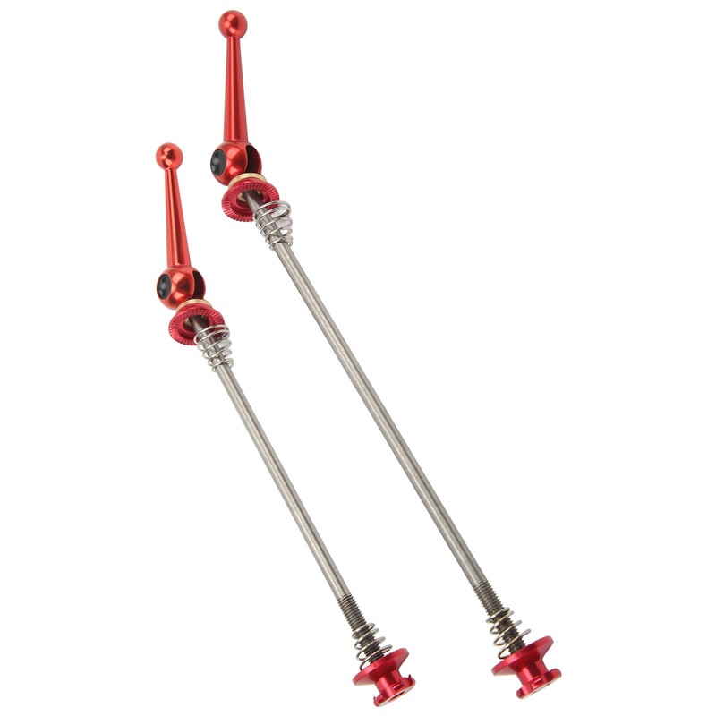 CANSUCC 2pcs Bicycle Wheel Skewer Aluminum Alloy Quick Release Titanium