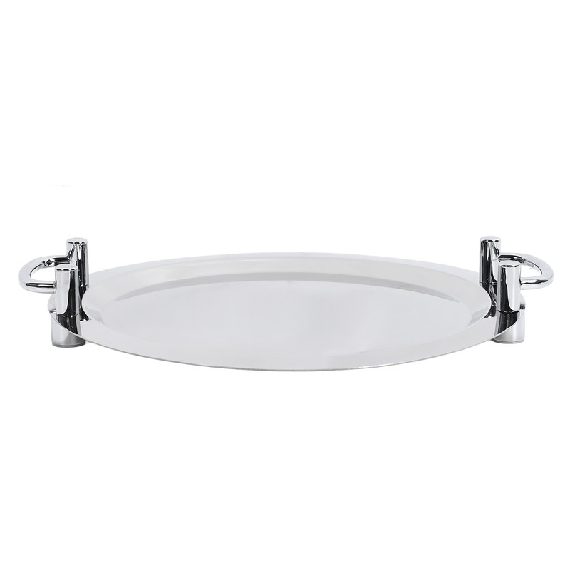 Stainless Steel Buffet Plate Bright Mirror Finish Serving Tray with