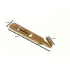10 x Brass Plated Steel J Hooks Heavy Duty Picture