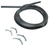 Spares2go 4 Sided Rubber Door Seal for Logik Oven/Cooker (196cm