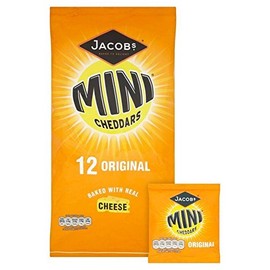 Jacob's Käse Mini Cheddars 25 g x 12 pro Packung (2 Stück)