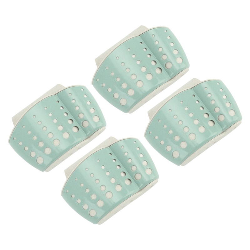 4Pcs Sink Sponge Holder PP 2 Layer Adjustable Strap Soap