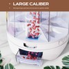 Slow Slog Grain Dispenser, 360° Rotating Storage Container, 6 Grid