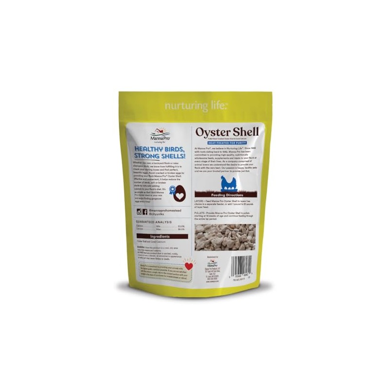 Manna Pro Oyster Shell, 5-Pounds
