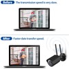 Bingfu Dual Band WiFi Antenna 3dBi SMA Male Antenna(2-Pack) for
