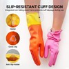USE FUN Dishwashing Cleaning Gloves (101/Large) - 100% Natural Latex,