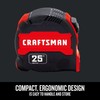 CRAFTSMAN 25-Ft Tape Measure with Fraction Marketing, Retractable, Manual-Locking Blade