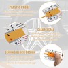2 Pcs Tyre Tread Depth Gauge UK Portable 0-20 mm