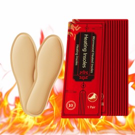 Sole Warmers, Heat Soles, 5 Pairs of Foot Warmers, Heat Pads, 10 Hours Warm Feet, Ready to Use Foot Warmer Pads, Natural Heat Shoe Warmer, Extra Warm Heat Sole for Shoes, Ski Boots, L (40-44)