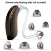 HINZIC 12 Pack Large/Medium/Small(10/8/6mm) Hearing Aids Domes, Silicone Hearing aids