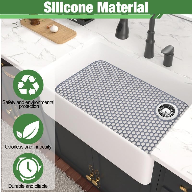 Sink Protector for Kitchen Sink Mat - 28.35"x14.37" Kitchen Sink