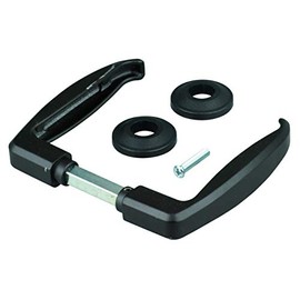 Gah-Alberts 419035 Door Handles/Aluminium/Distance from Door to Outside of Handle 40 mm/Handle Width 107.5 mm/One Pair