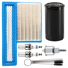 140-3116 Air Filter 122-0836 Oil Filter Fuel Filter with Spark Plug Compatible With Onan RV QG Generators 5500 7000 HGJAA HGJAB HGJAC Marquis Platinum QG EFI