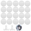 Can Badge Cover, Transparent [40 Pieces] for 2.2 inches (57