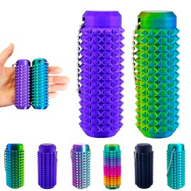 2 PC Little Ouchies Pain Fidget,Pain Stim Fidget Toy for Adults, Hard Spiky Fidget Massage Keychain for Stress Reduction and Focus,Novelty Easter Gifts for Friends