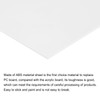 MECCANIXITY ABS Plastic Sheet 12 Inch x 8 Inch x
