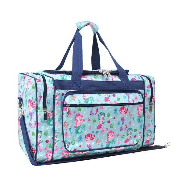NGIL Canvas 20" inch Duffle Bag (Mermaid-Navy)