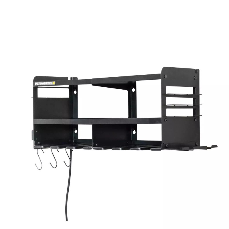 Permasteel 24.6″ 6-Bay Heavy Duty Wall Mounted Power Tool Organizer