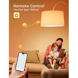 Refoss Smart Bulbs Works with Apple HomeKit, Color Changing Smart Light Bulbs Compatible with Siri, Alexa and Google Home, A19 LED Bulb, E26 Fitting, 2700K-6500K Dimmable, 9W 810 Lumens, 4 Pack