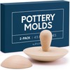 Byllstore 2-Pack Pottery Molds | Create Bowls & Plates |