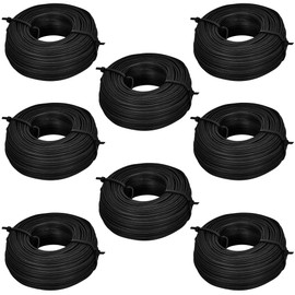 VIRTIONZ Rebar Tie Wire Reel 16 Gauge | Approx. 330 ft Length Roll | Great for Securing Rebar| Black Annealed Industrial Grade Steel (8)