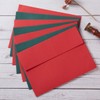 Wishop 100 Pack Christmas A7 Envelopes Self-Adhesive 5x7 Envelopes for