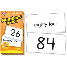 Trend Skill Drill Flash Cards, 3 x 6 Inches, Numbers, 0-100 (TEPT53107)
