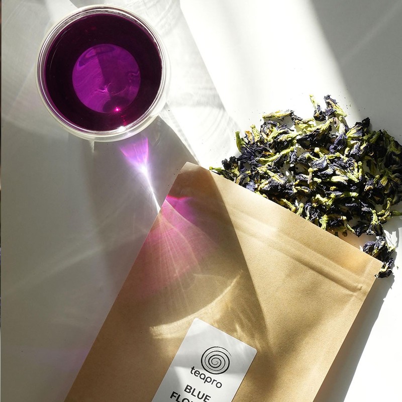Teapro Premium Blue Flower Tea 200g | Colour-changing Herbal Tea