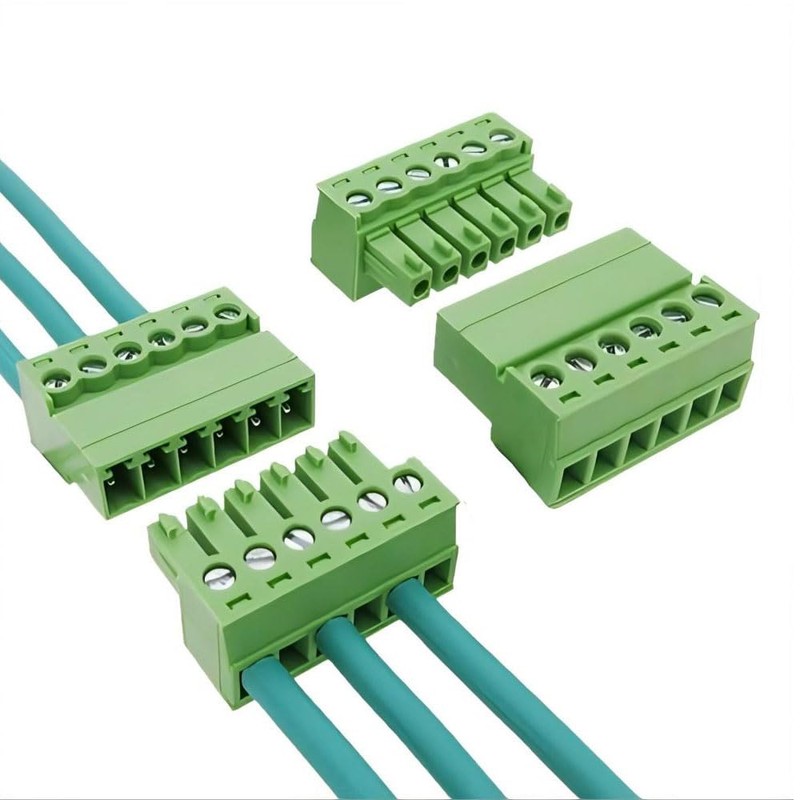 Willwewon 5 Sets 6-Pin 15EDGRK 3.81 mm/0.15 Inch Pitch PCB