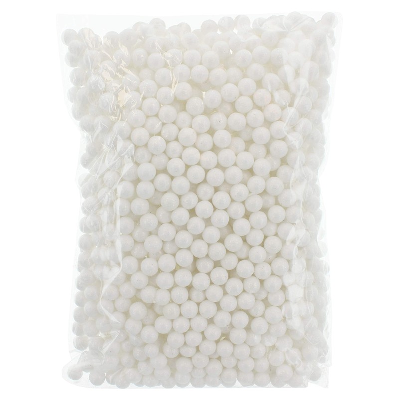 MIJOMA Decorative Snow Balls Mini Decorative Balls White (Diameter 12
