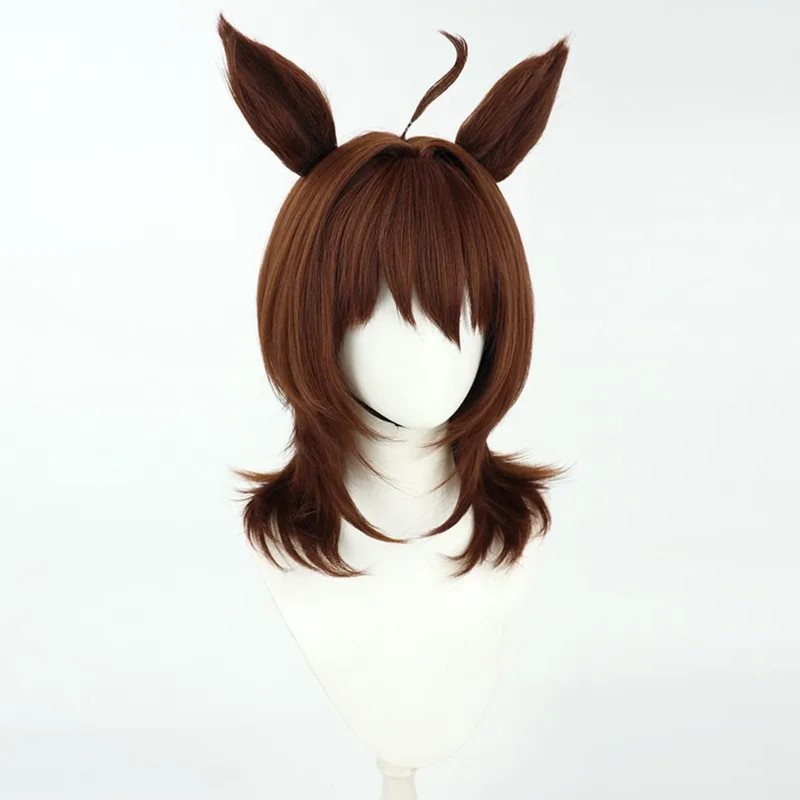 Agnes Tachyon Cosplay Wig and Tail Anime Game Uma Musume