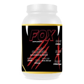 Suplemento de CLA y Carnitina Fox Suplements en Polvo Sabor Limón de 1 kg                                                                             