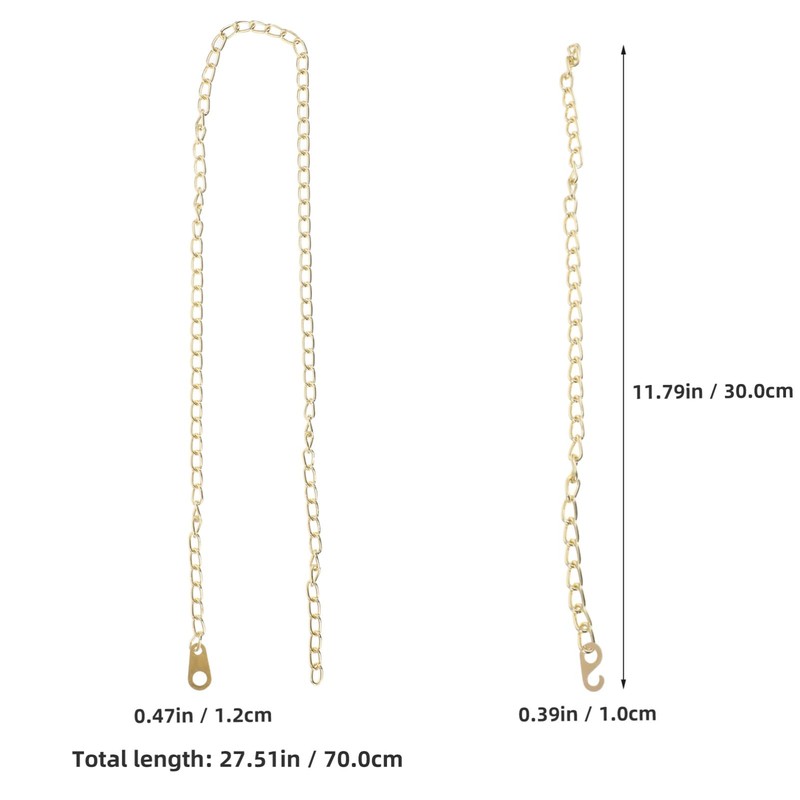 ABOOFAN 4pcs Mechanical Clock Weight Chains Replacement Parts for Grandfather
