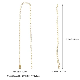 ABOOFAN 4pcs Mechanical Clock Weight Chains Replacement Parts for Grandfather Wall Floor Clocks for Repair Upgrade Convenient Winding Functionality Design