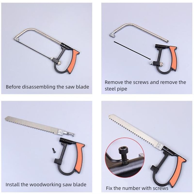 NumRealm 7-in-1 Multifunctional Mini Hand Saw Kit | Compact Saw