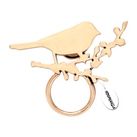 NOUMANDA Lovely Bird on the Branches Strong Magnetic Eyeglass Holder Brooch Pin