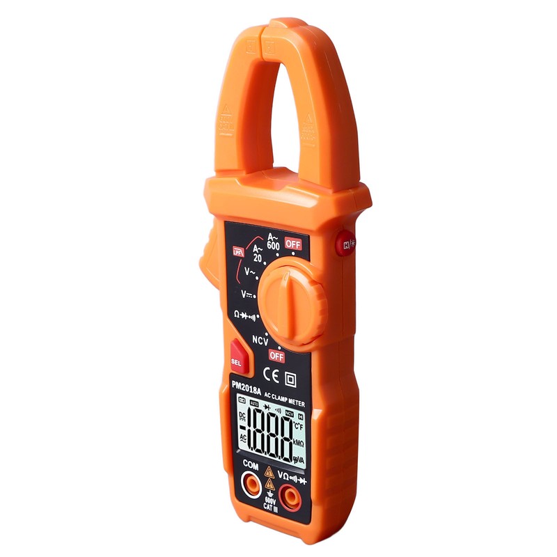 Clamp Multimeter High Accuracy Backlight Display Digital Clamp Amp Volt