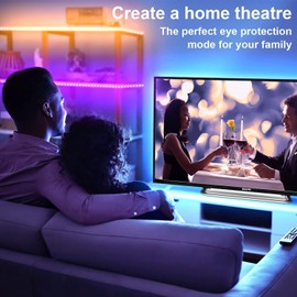 Cozylady 5M USB LED Light Strip, Smart Bluetooth RGB Light with APP Control, Timer Setting, Music Mode, for Decoration, Bedroom, PC, Cabinet