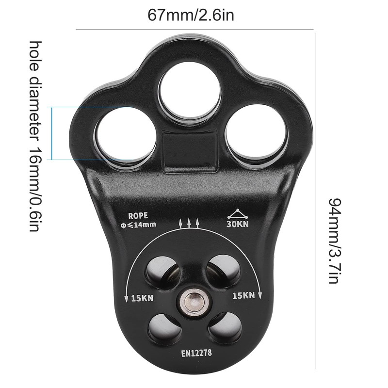 climber pulley arborist pulley rigging hauling pulley pulley rescue equipment
